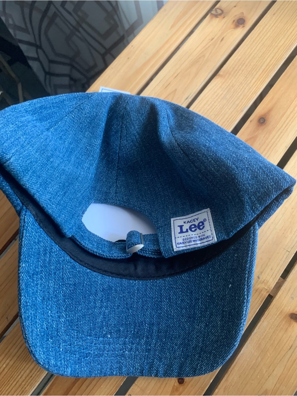 NWT Kacey Lee Denim Cap with 'take the bull by the horns' - bundle is 2 - Picture 5 of 9